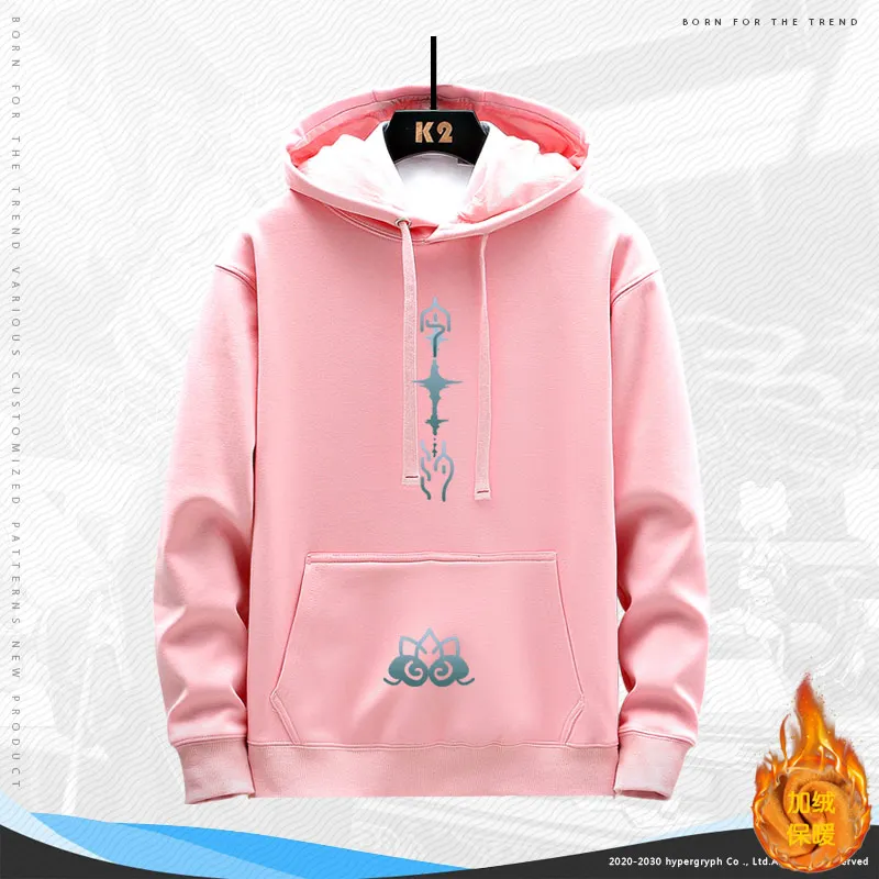 أنيمي سترة طويلة الأكمام Wuthering موجات Jinhsi للجنسين معطف هوديي الأزياء مقنعين البلوز أعلى تأثيري حلي هالوين