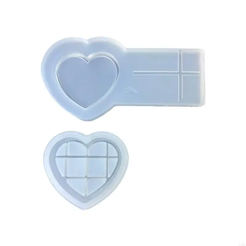

R3MC Creative Heart Silicone Mold For Handmade Gifts Storage Box Safe Organiser Mould