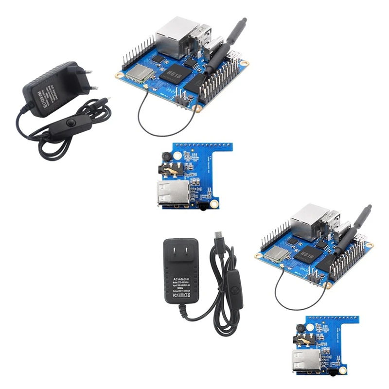 

HOT-For Orange Pi Zero 3 Development Board 1GB+Expansion Board H618 Wifi5+BT 5.0 For Android 12 Debian12 Ubuntu22.04