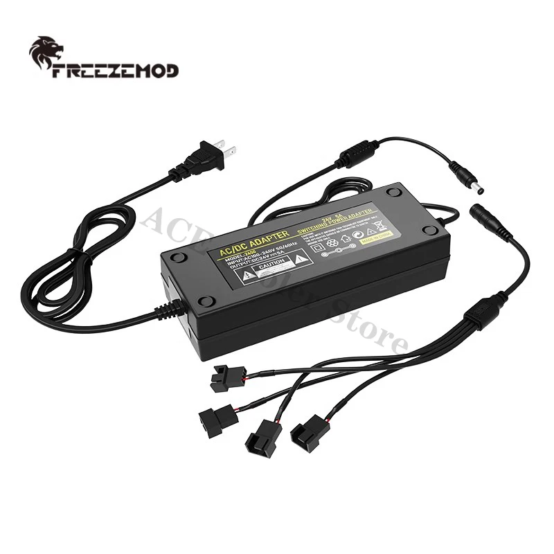 External Power Supply For Water Cooling Equipment, AC220V To DC24V 5A,Used For AIO Water pump / Heat Dissipation Fan Kit