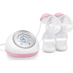 Double Pump Electric Breast Pump Duplex Touch Led Screen USB Rechargeable