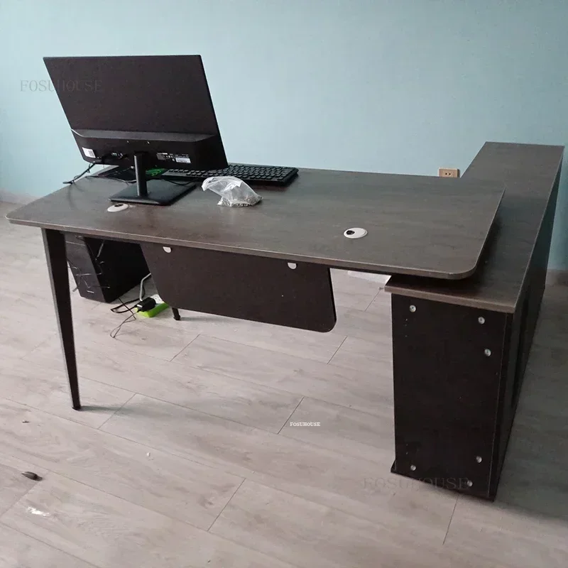 #Modern Office Furniture Luxury Office Desks Design Boss Desk Manager Executive Desk Simple Home Study Table Computer Desk Q A