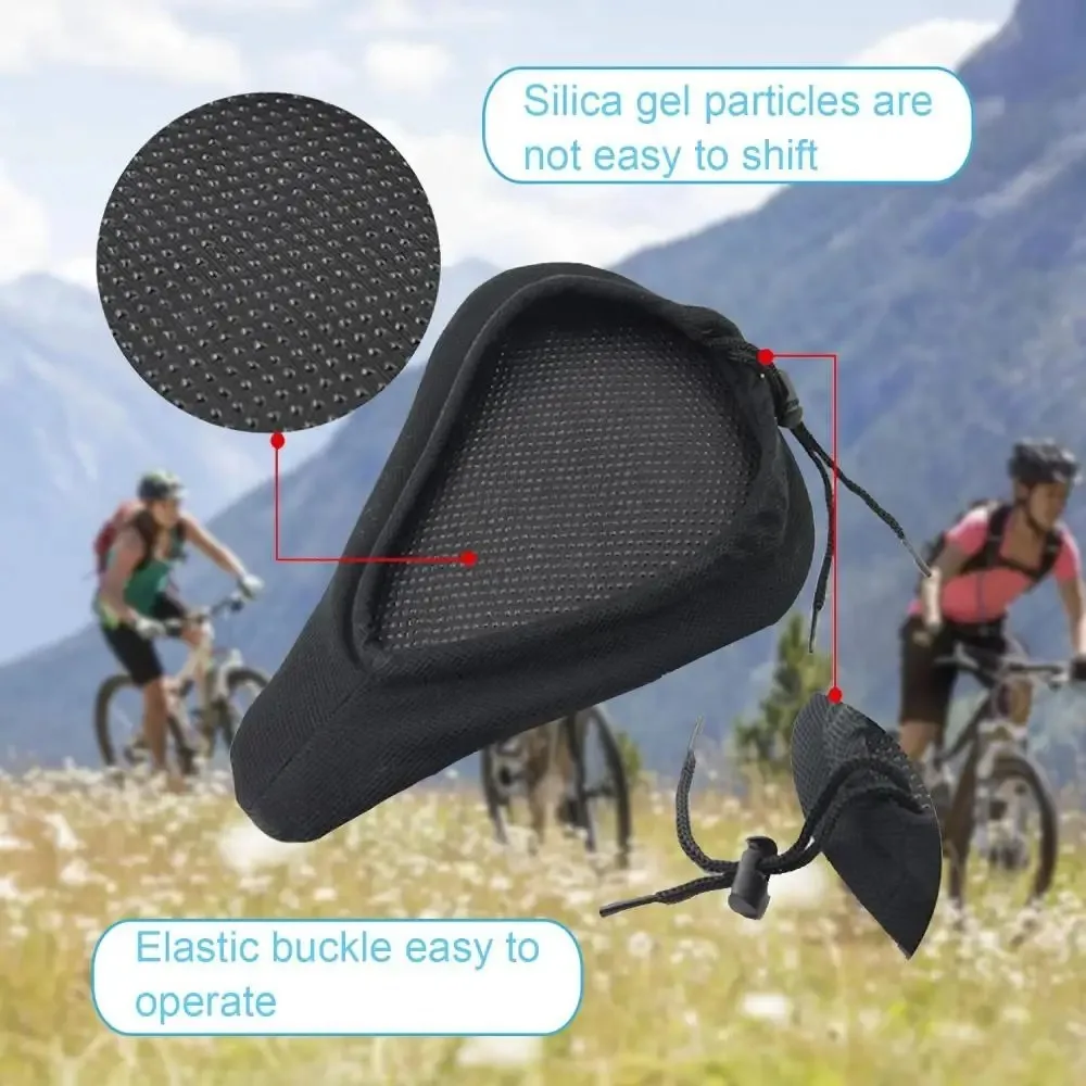 2026 new Comfortable Electric Bicycle Saddle Seat Gel Pad Cushion Soft Thickened Breathable Cover for Road Cycling