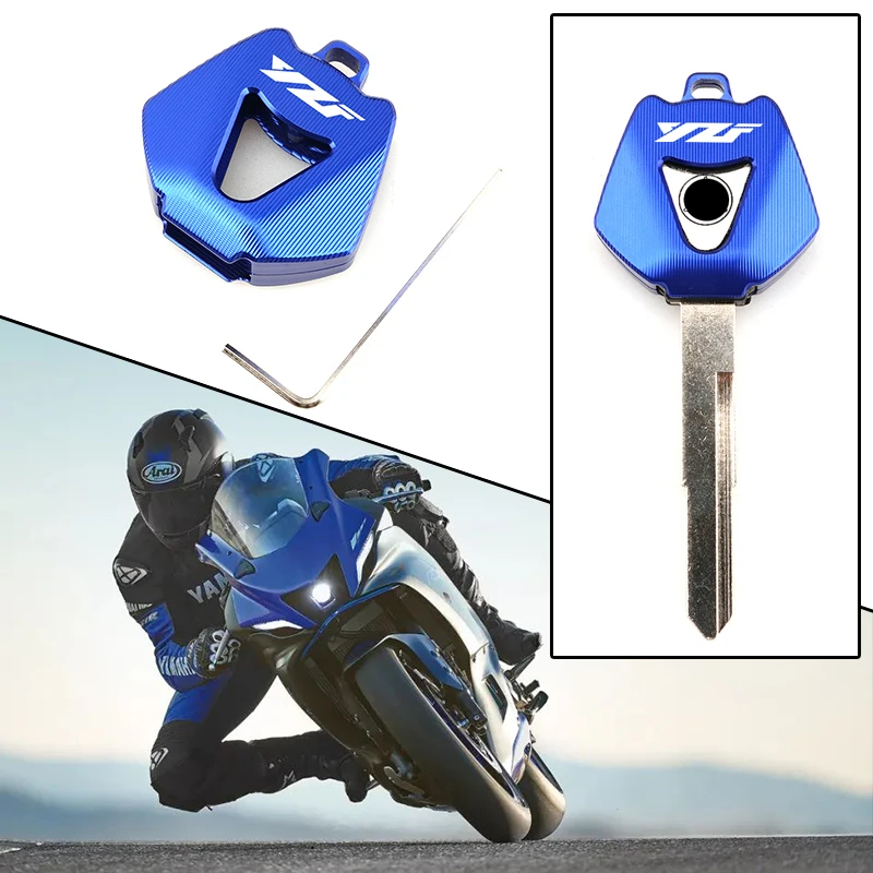 Motorcycle Accessories Keyring Key Case Cover Keychain Fit For Yamaha YZF R7 R9 R125 R1 R3 YZF-R7 YZF-R9 YZF-R1 YZFR7 YZF-R1M R6