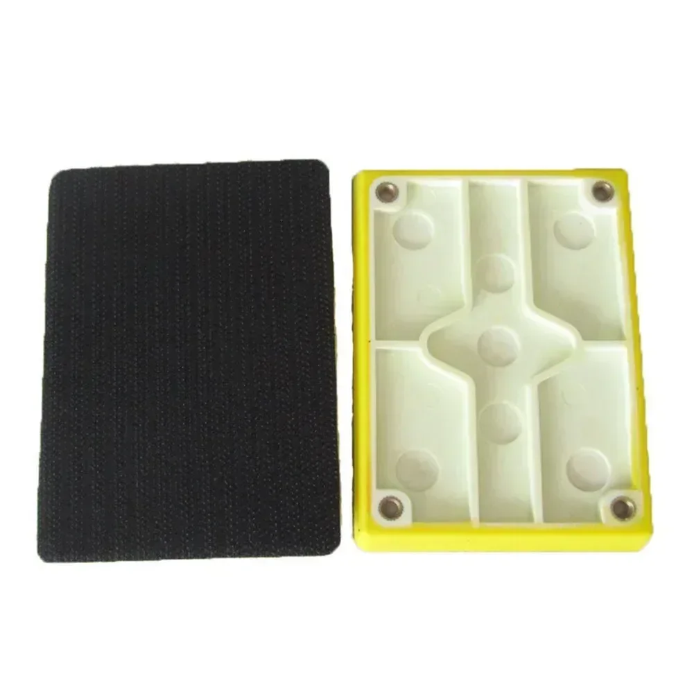 

Grinding Support Pad with Hook Fastener for Enhanced Grip When Using Flocked Sandpaper Sheets 70 by 100mm Rectangular Design