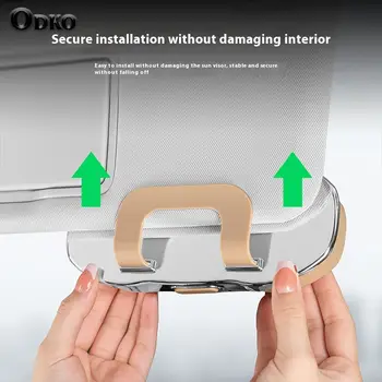 適用於凱迪拉克 XT4 XT6 CTS DTS STS XTS ATS BLS SLS CT5 的多功能汽車太陽眼鏡收納盒,植絨內襯 8 最佳銷售 凱迪拉克STS - №1