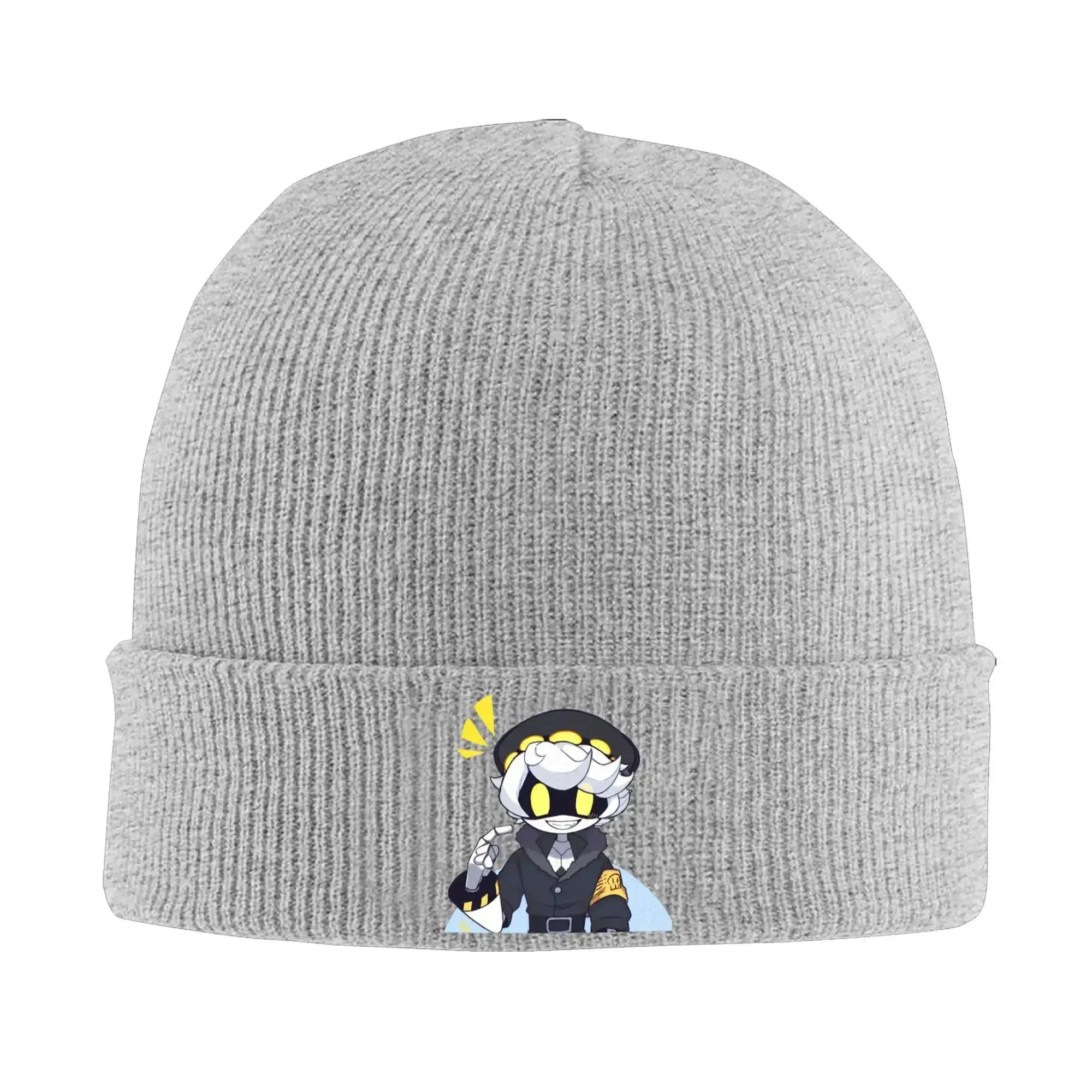 Cartoon Murder Drones N Knitted Hat Beanies Winter Hat Warm Acrylic Fashion Anime Drone Killer Cap Men Women Birthday Gift