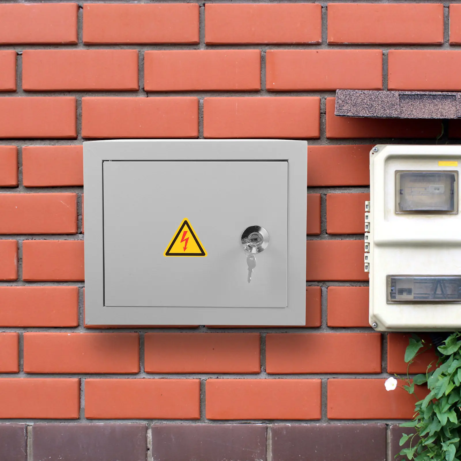 4Pcs Touch Protection Warning Sticker High Voltage Electrical Hazard Sign for Home Workshop Industrial Use Electric Panel Labels