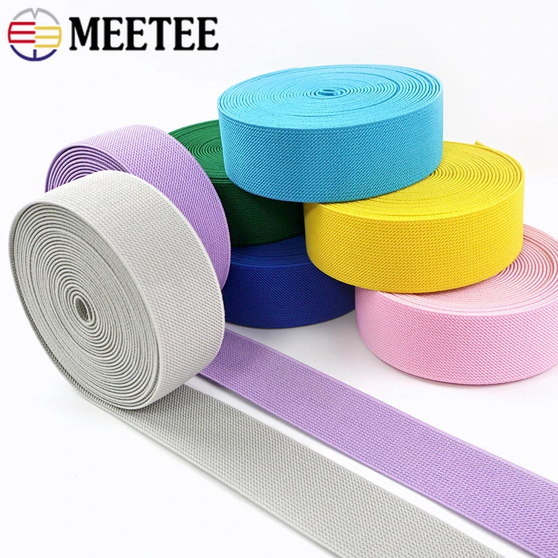 

Эластичные ленты 10/20 м, 20-50 мм для поясов брюк, резиновые эластичные тесьмы, стрейч-ленты, ремни, аксессуары для шитья одежды и нижнего белья своими руками