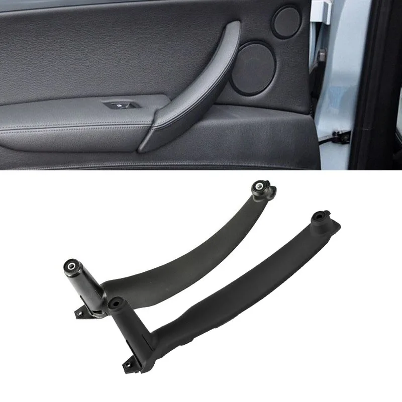 ترقية LHD سيارة الداخلية مقبض سحب الباب الداخلي مسند الذراع الداخلي غطاء لوحة استبدال لسيارات BMW X5 X6 E70 E71 E72 2007-2013