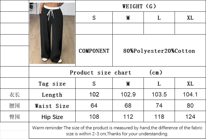 BKLD 2025 Simple Straight Leg Casual Trousers Autumn And Winter Loose Elastic Waist Floor Length Pants Clothes For Women