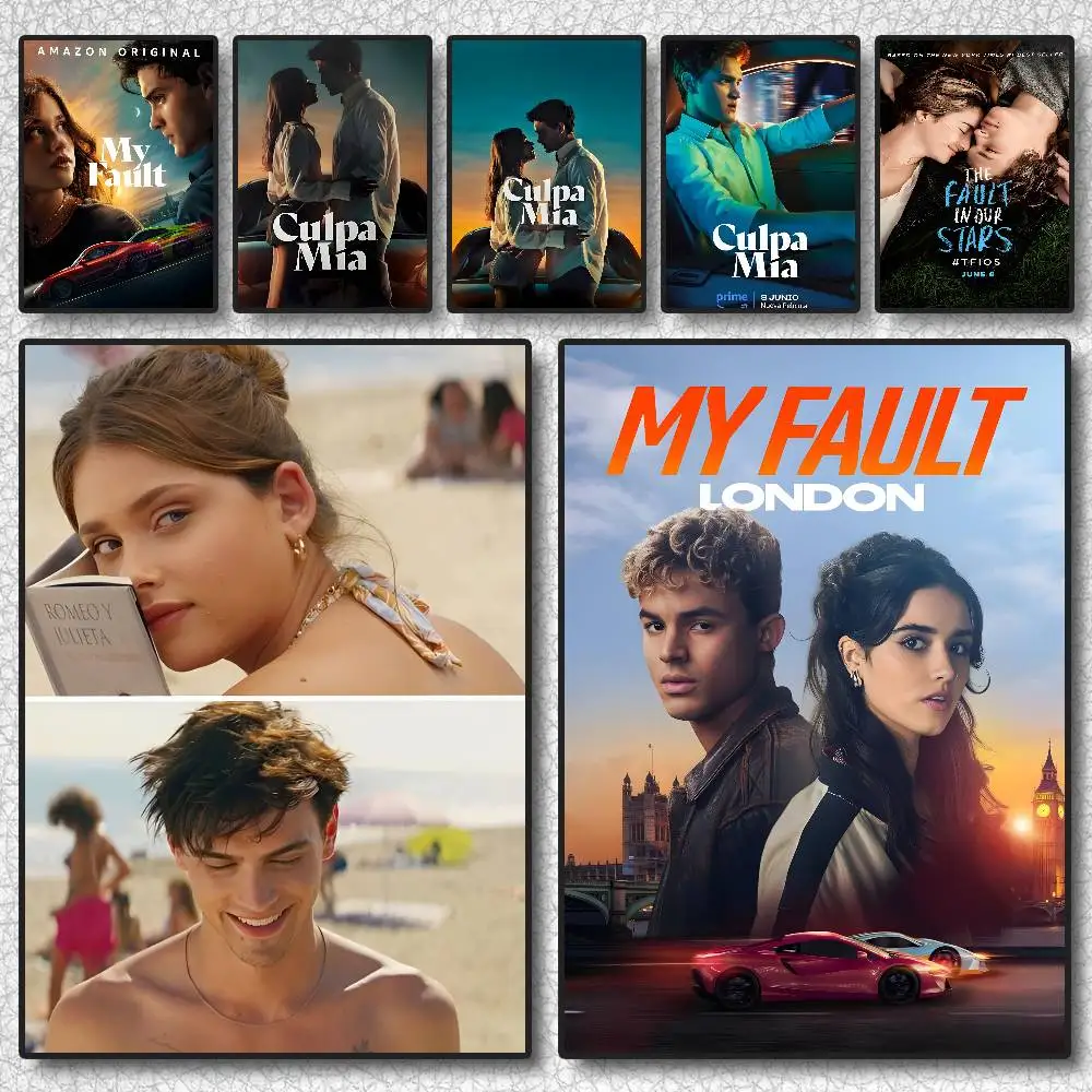 EPC My F-Fault Culpa Mia 2023 ملصق الفيلم HD الفن لزجة جدار مقاوم للماء غرفة المعيشة المنزلي غرفة نوم بار الديكور الجمالي #3