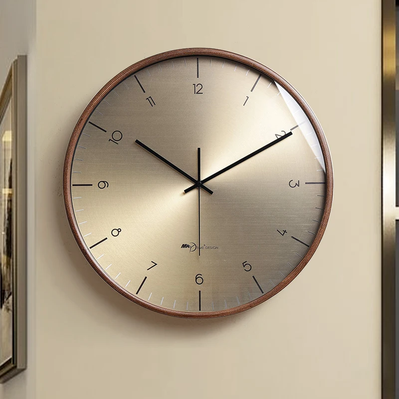 Simple Design Clock Wall Aesthetic High Quality Living Room Modern Interior Clock Wall Art Living Room Fashion Muebles Decor
