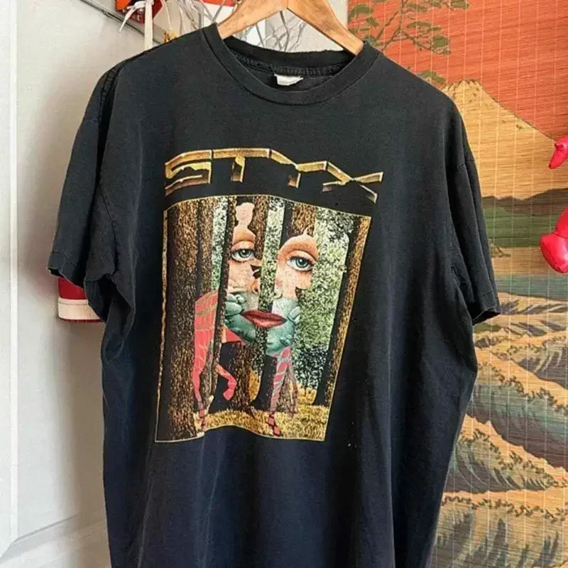 Styx 1997 Grand Illusion Tour T-shirt vintage pour les fans de la musique
