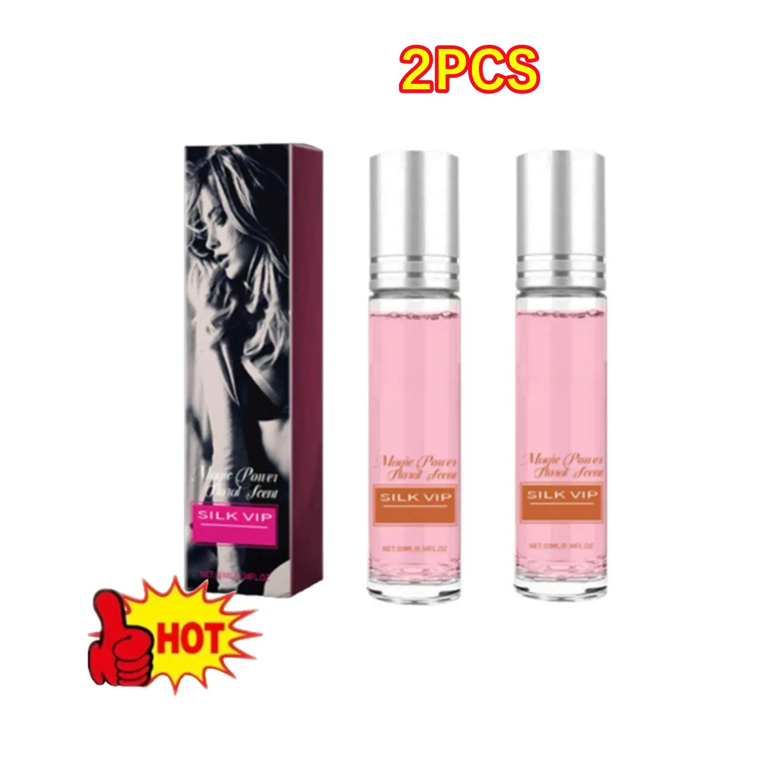 2Pcs 10ml Flirting Perfume Pheromone Sexually Stimulating Fragrance Oil Fresh Light And Long-lasting Fragrance Sexy Product