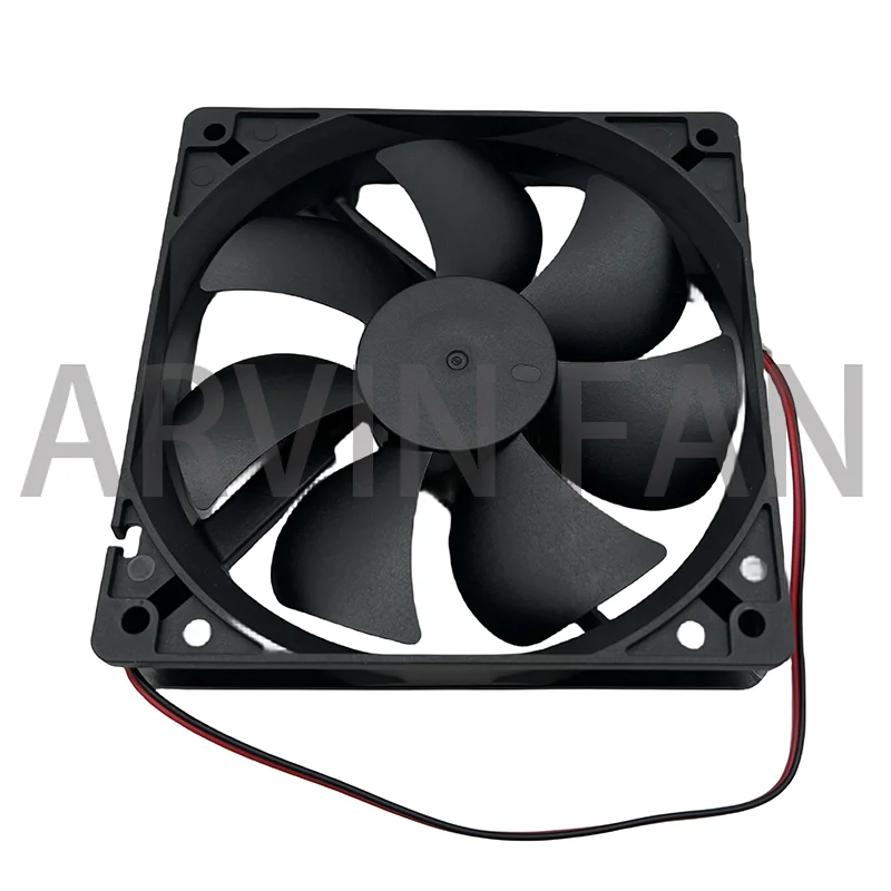 Ventilador de refrigeração original, D12SH-12, D12SM-12, 12025, 120x120x25mm, DC 12V, 0.30A, novo