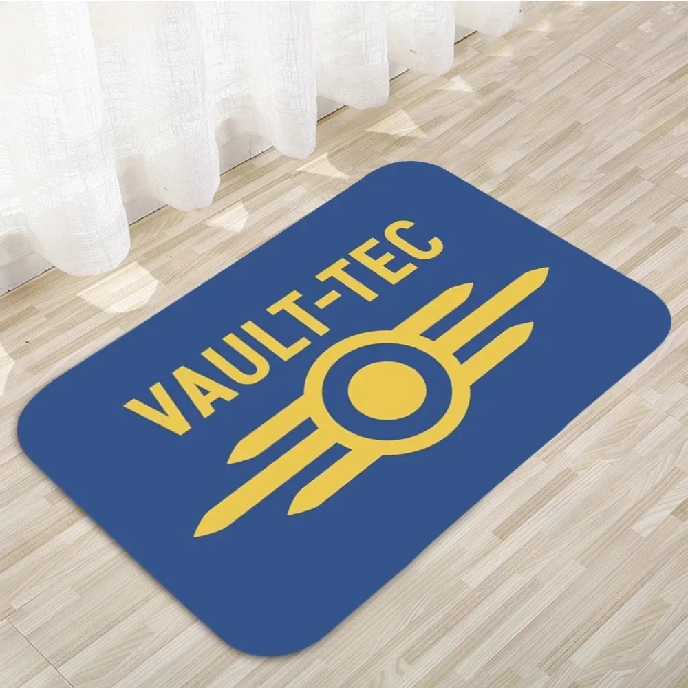 Games Vault Tec logo Floor Mats Home Carpet Door Mats Modern Decor Carpet Anti-Slip Floor Mats