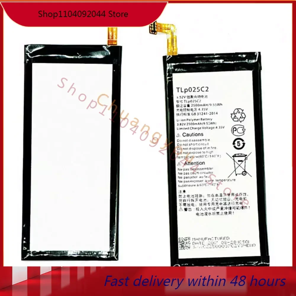 High quality Replacement Battery 2500mAh For Alcatel One Touch POP 4 Plus 4+ 5056D A N O W TLP025C1 / TLP025C2 batteries