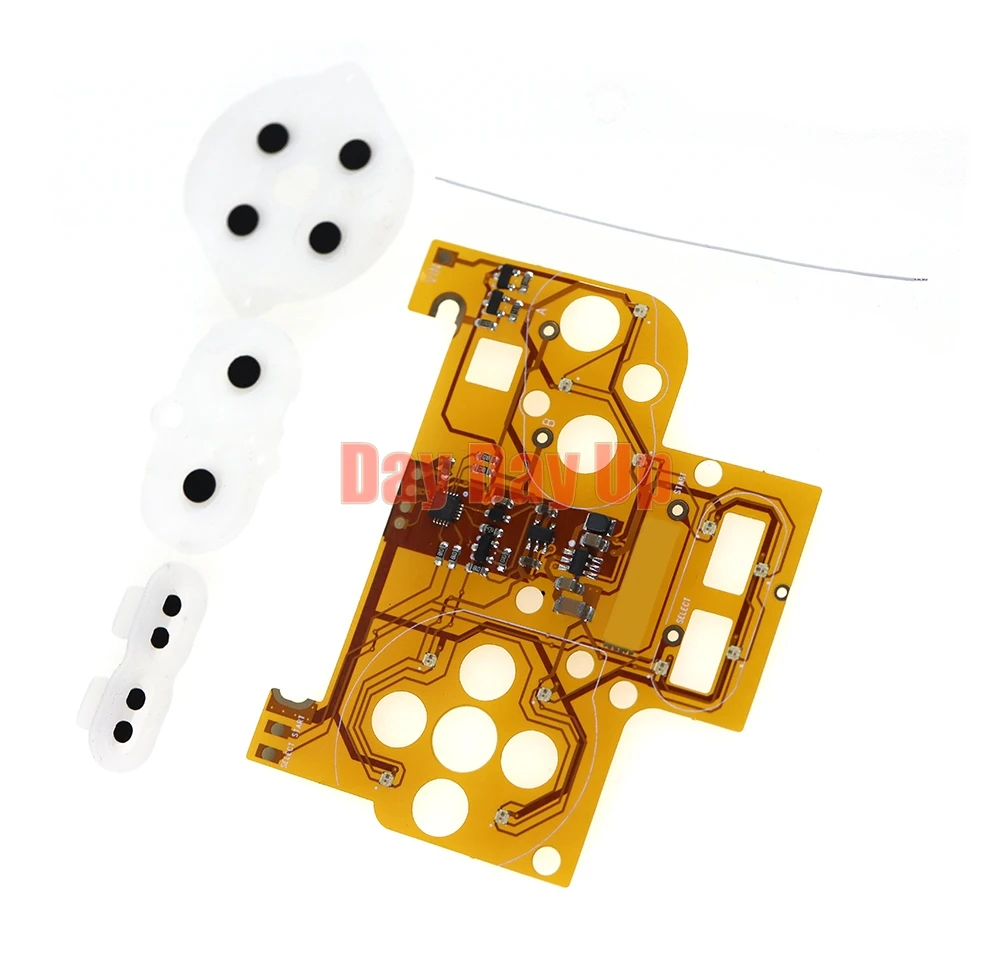 Kit de luces de botón LED de 3 juegos para GameBoy, tablero de cinta de luz LED de Color, Kits de colores de luz de botón GBC