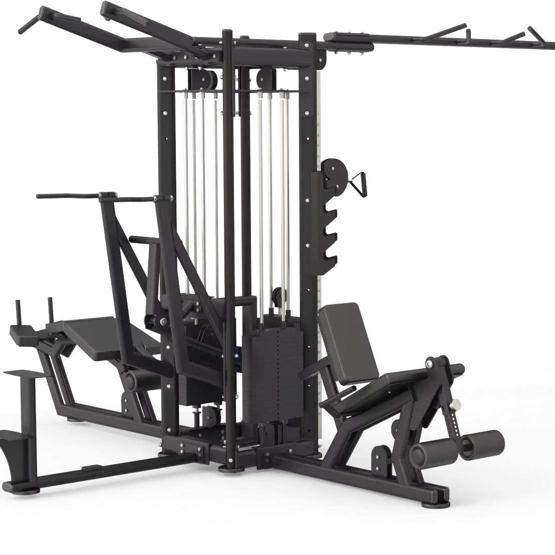 Máquinas de acero cargadas con placa Multi Gym Pro 8Station Hack Squat con material de alta calidad