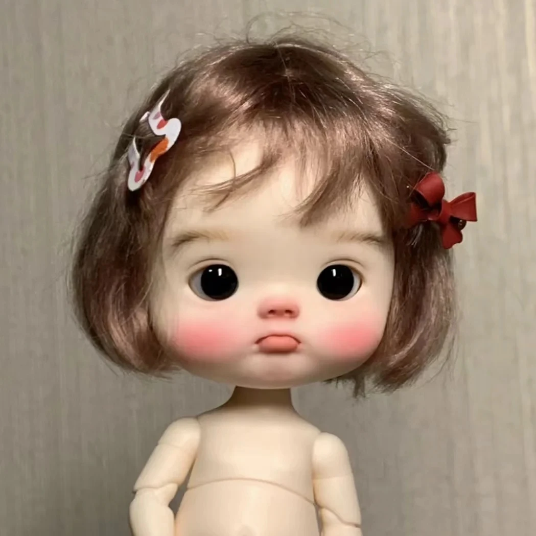 

Новинка, bjd sd кукла 1/12 Dianmei ob11 Dianbro 12,5 см, Qbaby щенок Diandian Huhu body blythe ACGN, Аниме Смола, бесплатная доставка