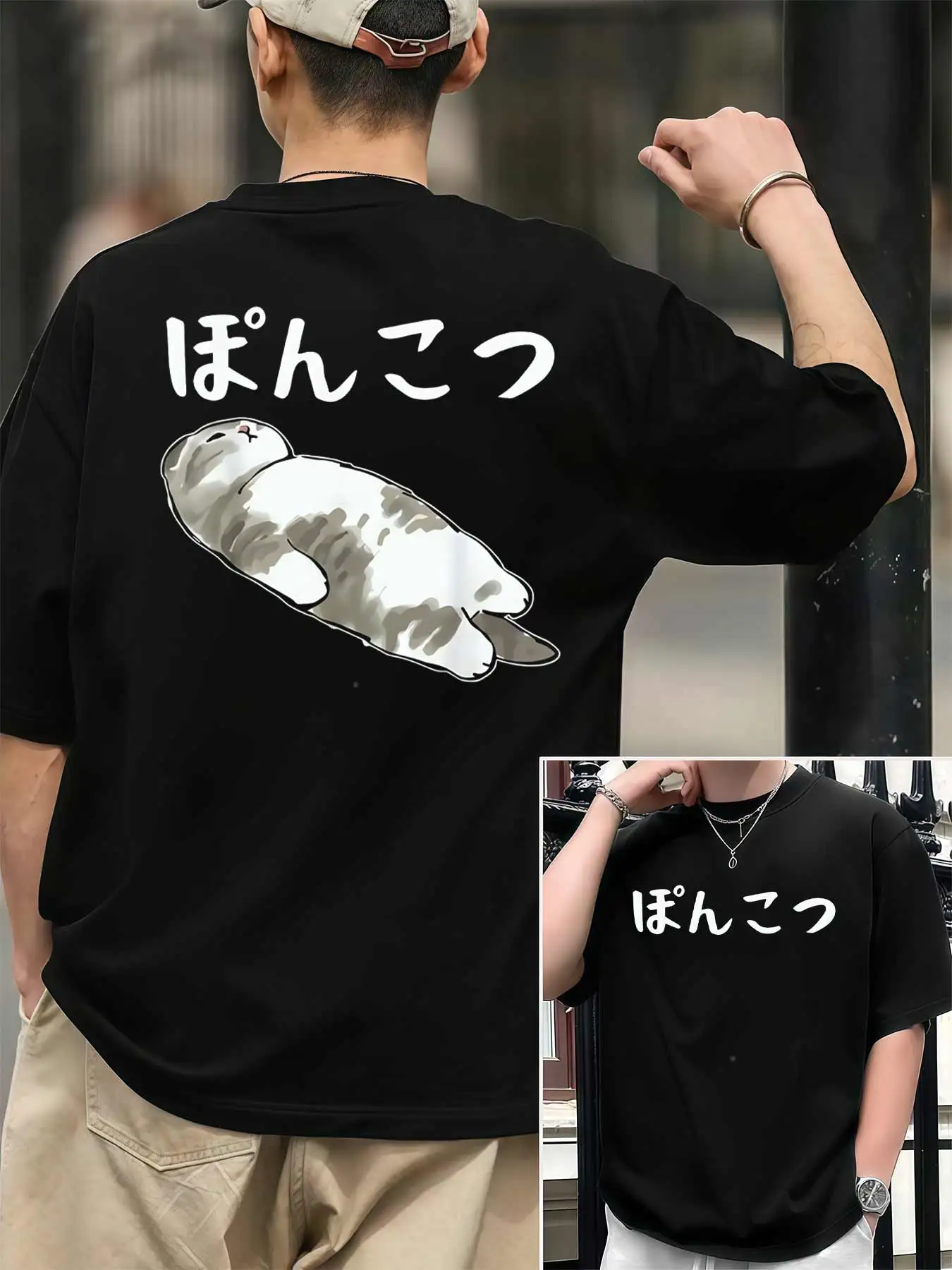 yZ[zCuteCatSleepingTShirtSoftCotton OtBbN T Vc v~Aʃvg Rbguh ϋv̂XtBbg Xg[gEFA ϋv̂x[VbN