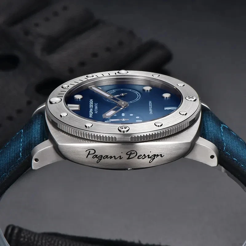 PAGANI DESIGN 41MM New Men\'s Watches Luxury Automatic Mechanical Watch For Men 100M Waterproof Stainless steel Wrist Watch Men 