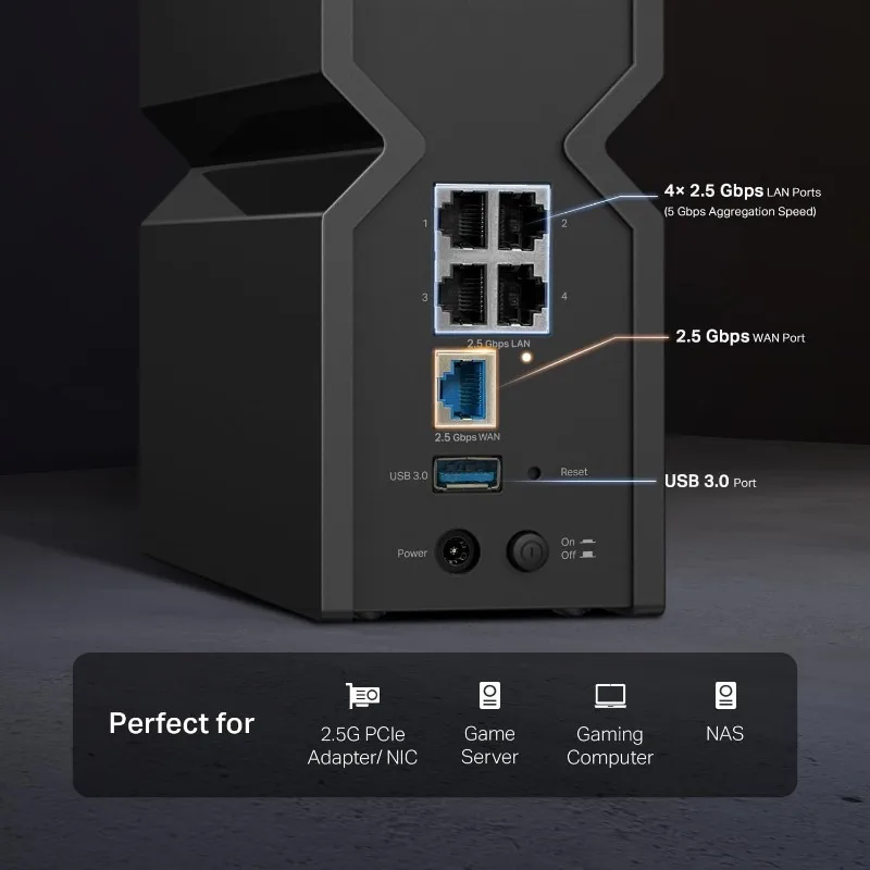 Tri-band BE9300 WiFi 7 Router Archer BE550 | 6-Stream 9.2Gbps | Port 2.5G penuh