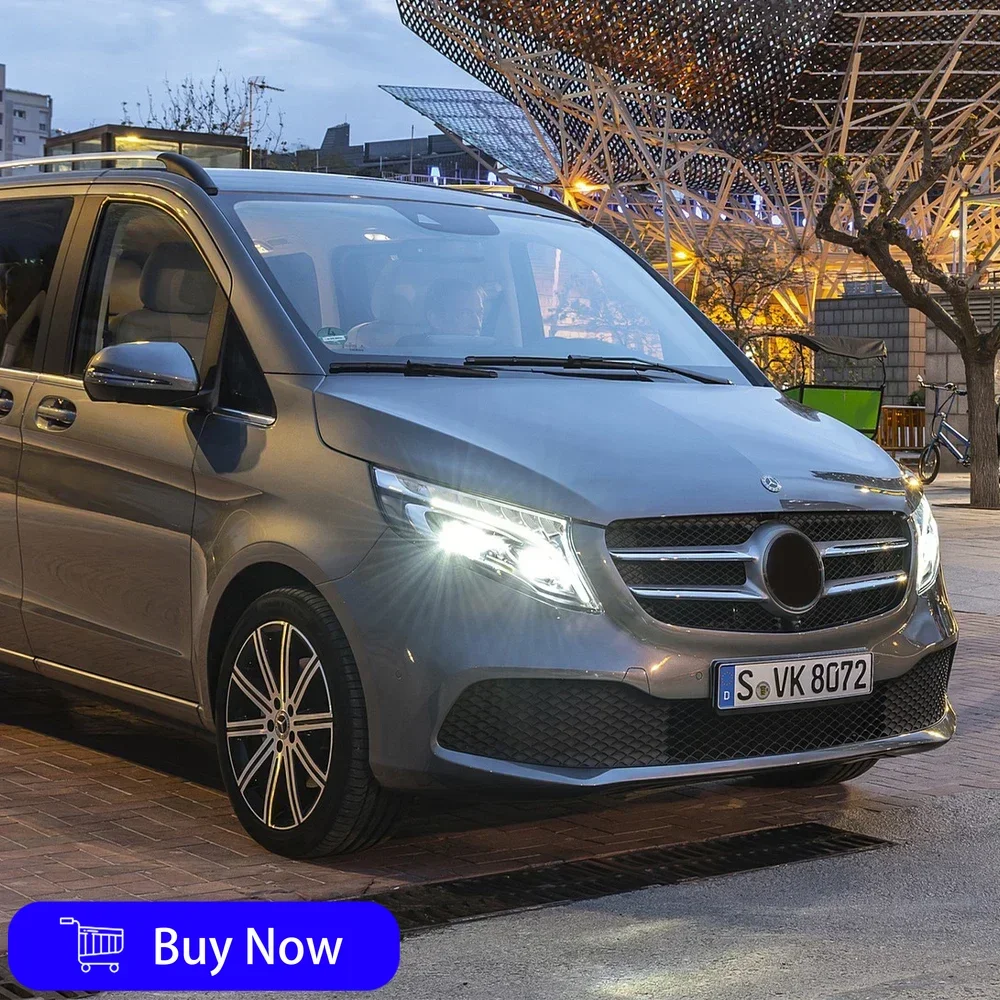 

For Benz Vito W447 2016-2023 Year Upgrade High Quality LED Highlight Car Headlight Assembly Dual Projector Lens Accessories