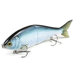178MM 82G Hard Sinking Glide Bait Trout Seaperch Culter Fishing Lure 3D Eye 5 Colors NO.4 Treble Hook With Soft Tail In Sea Lake