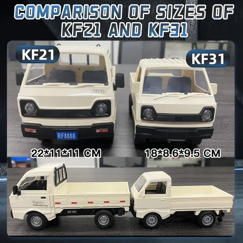 1:18 RC CAR Simulation Drift Climbing Truck Led Light Small Cargo Remote Control Electric Toy Model for Kids Gifts