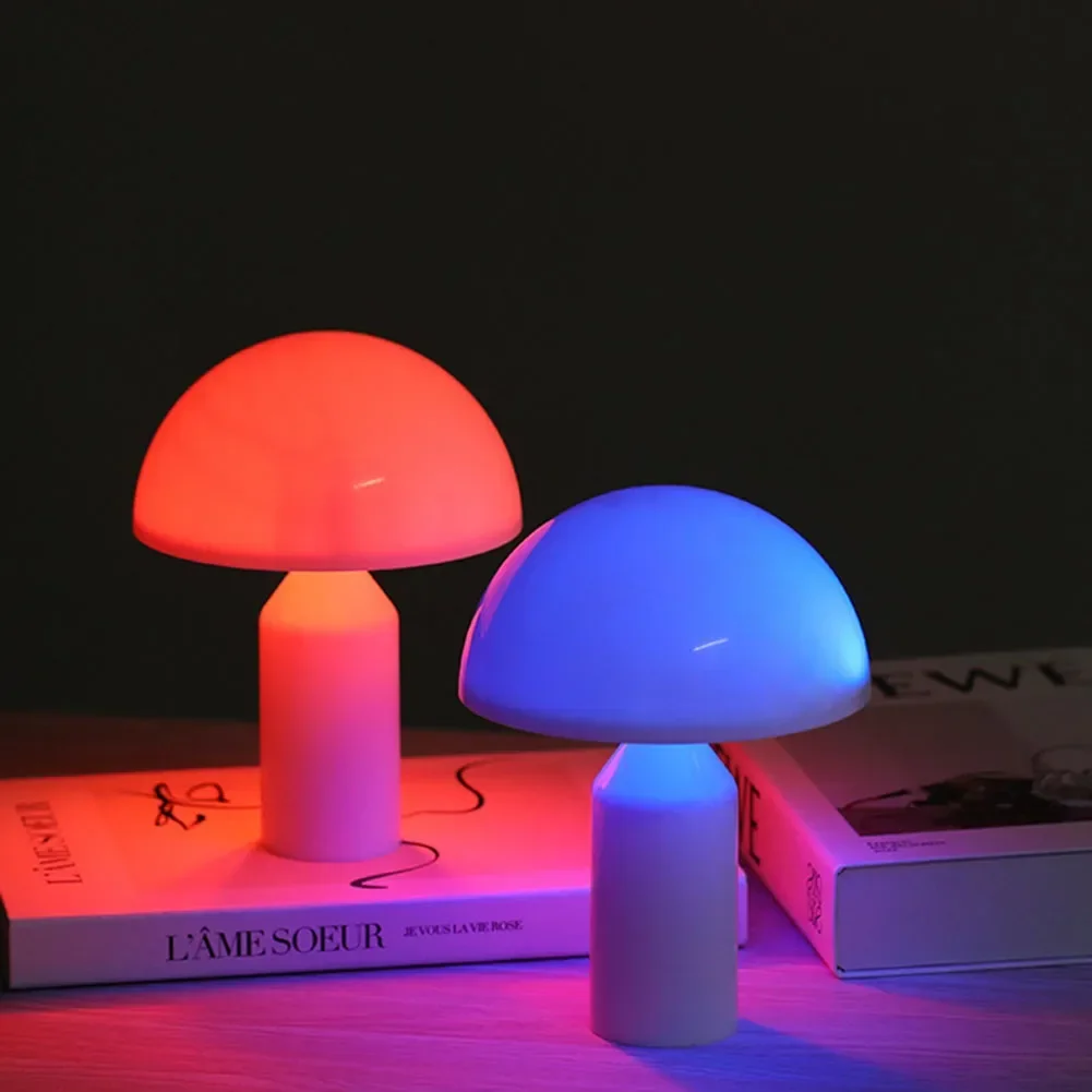 Mushroom Touch Led Table Light Dimming Stand Night Lighting For Home Bar Bedroom Bedside Wedding Decor Party LED Desk Lamps