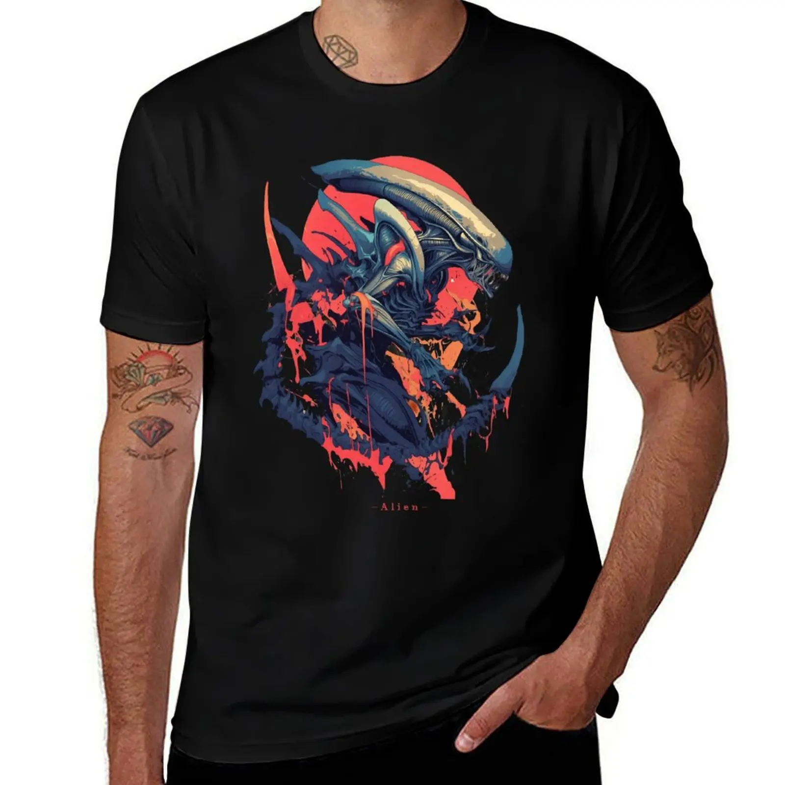 

Xenomorph from Alien and Romulus T-Shirt t shirt man luxury t shirt for man T-Shirt