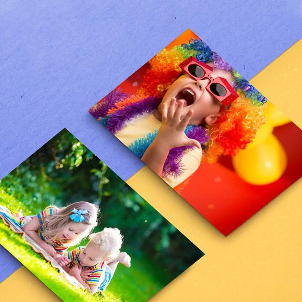 100/20sheets Glossy Photo Paper Quick Dry High Gloss Inkjet Printing Photo Paper for Canon Epson HP Color Inkjet Printer