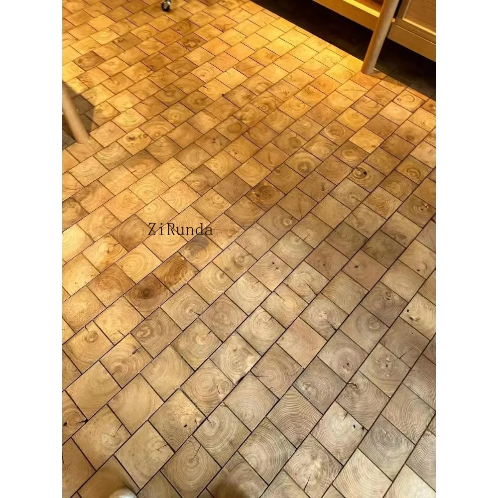 Maßgeschneiderte Version aus Eichenholzboden mit Beschattung