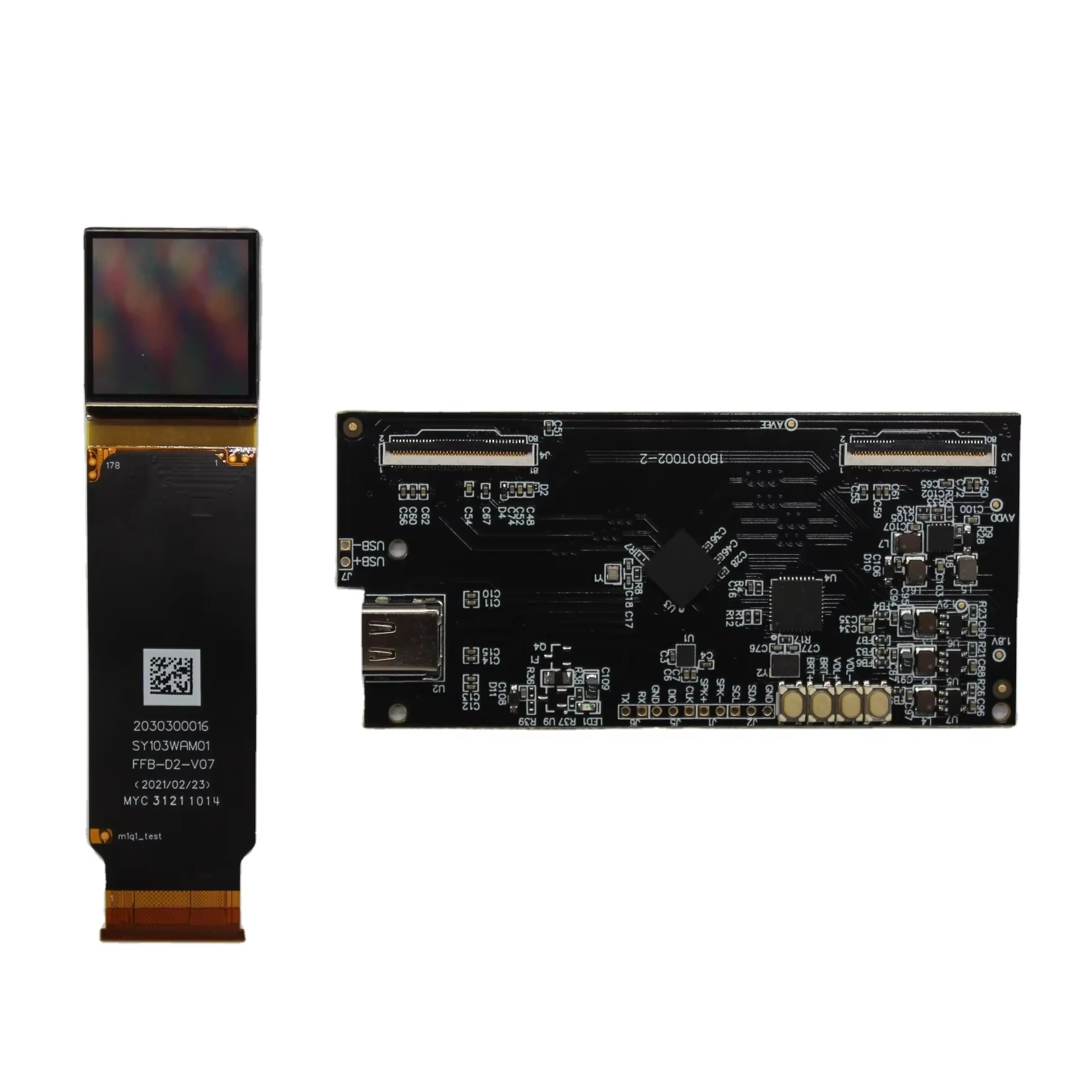 

TDO TV103F1TSLD02 1,03 дюйма, 2560*2560, 1800 нит, обзорная реальность, DPD, OLED, полный модуль дисплея RGB для Ar, игровых фильмов