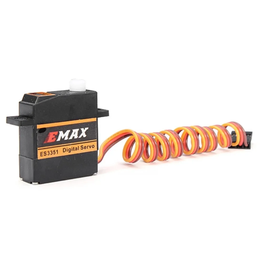 EMAX ES3351 10.6G Mini พลาสติกเซอร์โวดิจิตอลสำหรับเกียร์สำหรับ RC เครื่องบินเครื่องร่อนรถ Drone