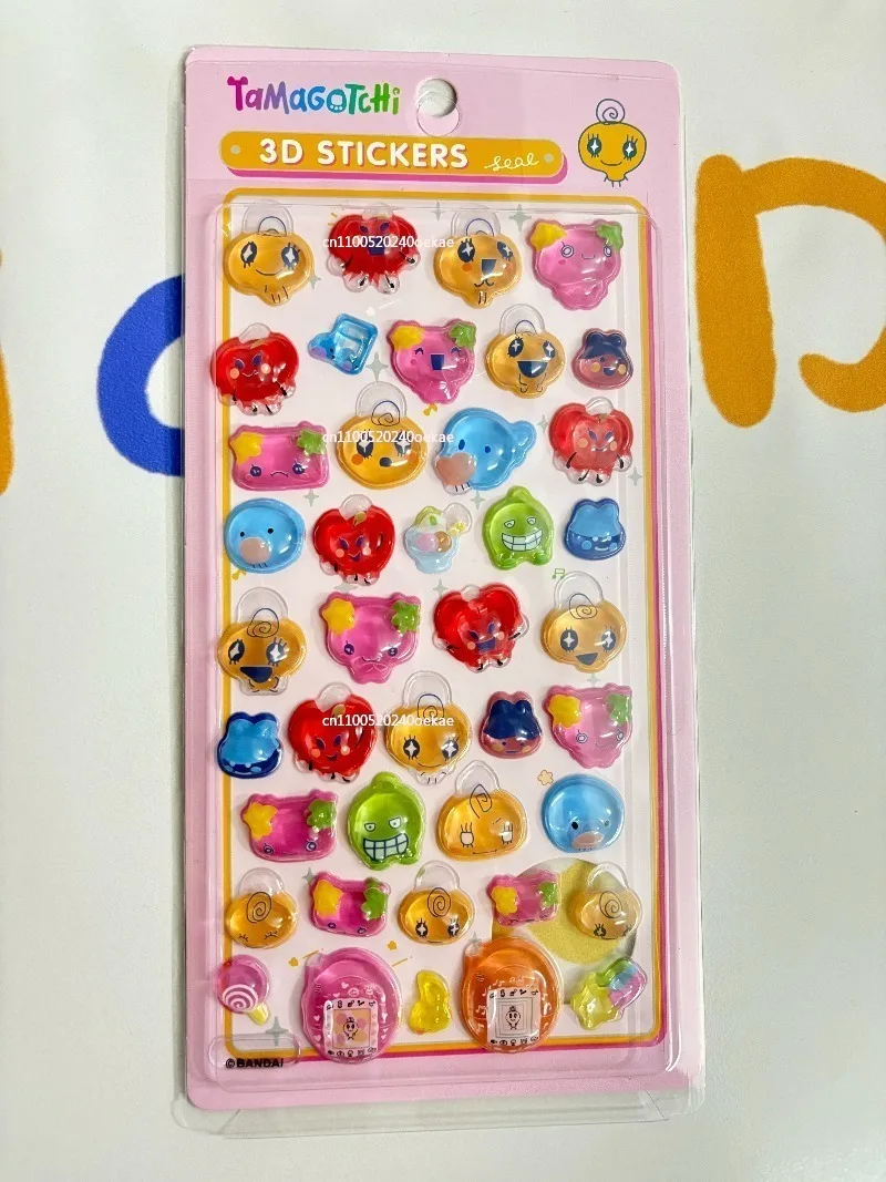 Novo 4pcsン ミskolikル Tamagotchi Adesivos 3D DIY Phonecase Scrapbook Laptop Decal Bonbon Drop Seal Adesivos Scrapbook Presentes de festa