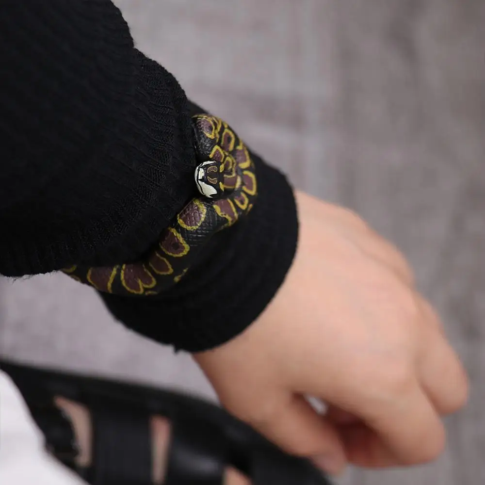 Punk Boys Girls Cobra Animal Model Python Snake Tricky  Simulation Animal Model Gift For Friends Simulation Snake