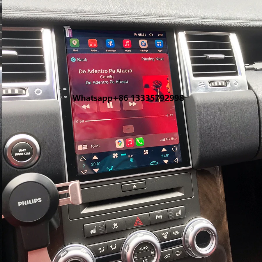 

Style Screen for Land Rover Sport 2010 2011 2012 2013 Car Qualcomm Android Radio Navigation Screen Multimedia Carplay