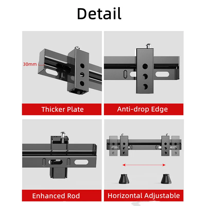 TV Wall Mount for 26-55 Inch TV up to 50kg, No Drill Low Profile TV Mount, Easy Install Wall Mount TV Bracket, Max VESA 400x400m