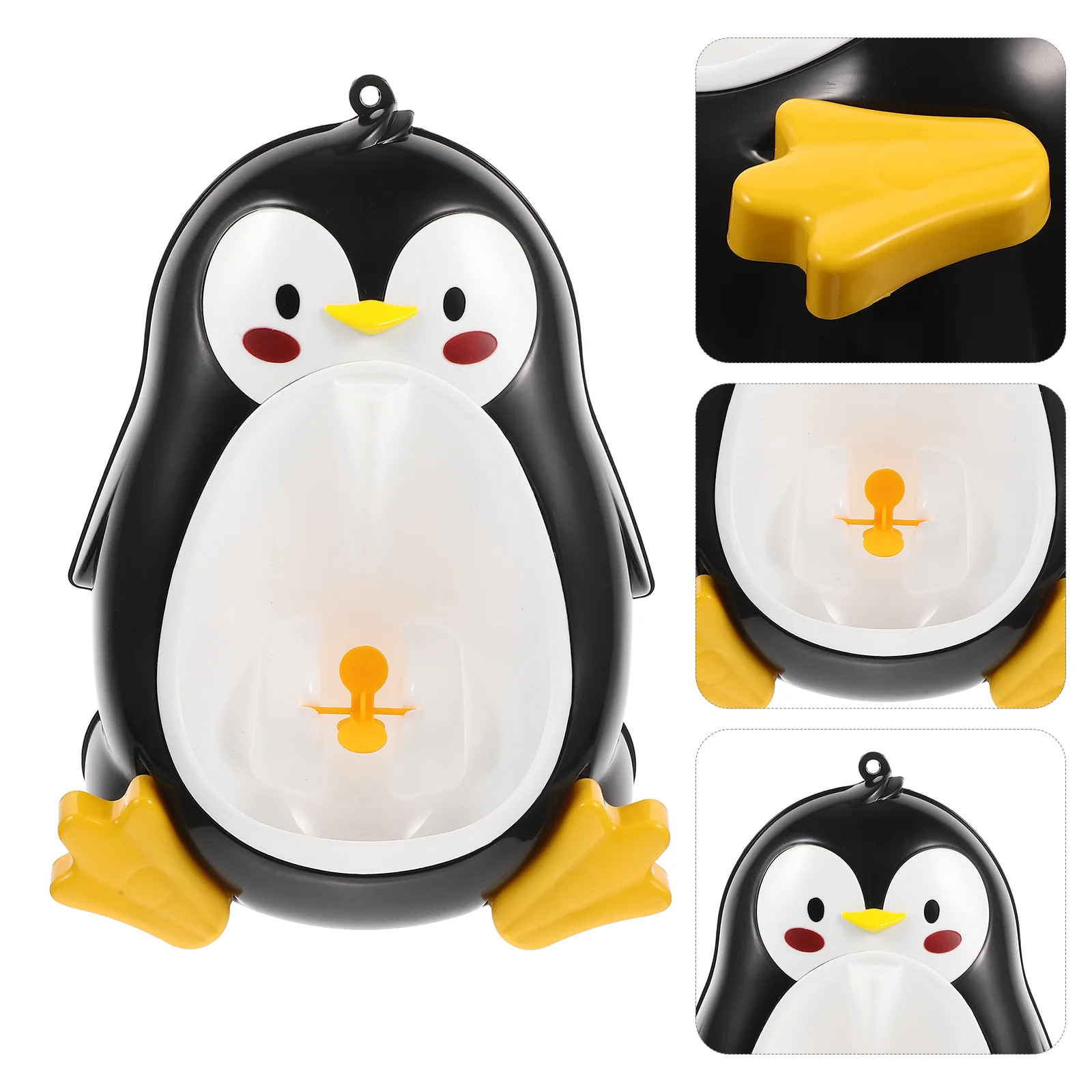 

Travel Potty for Toddler Baby Urinal Training Boys Toilet Toddlers Black Urinals Penguin