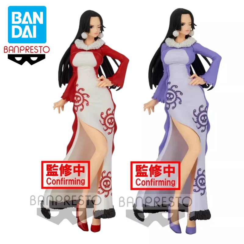 In Stock Bandai BANPRESTO Glitter & Glamors One Piece Boa Hancock Winter Style Anime Action Figure Toy Gift Model Collection