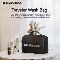 Naturehike BLACKDOG Outdoor Camping Wash Bag Waterproof Sorting Cosmetic Dry-Wet Separation Makeup Waterproof Travel Storage Bag