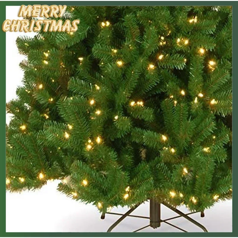 Artificial Christmas tree made of PVC material with LED lights for decorating indoor and outdoor Christmas atmosphere 2.1M-3M