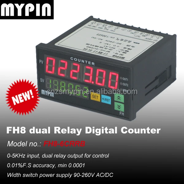 Mypin FH8 Dual Relay Digital Counter Meter