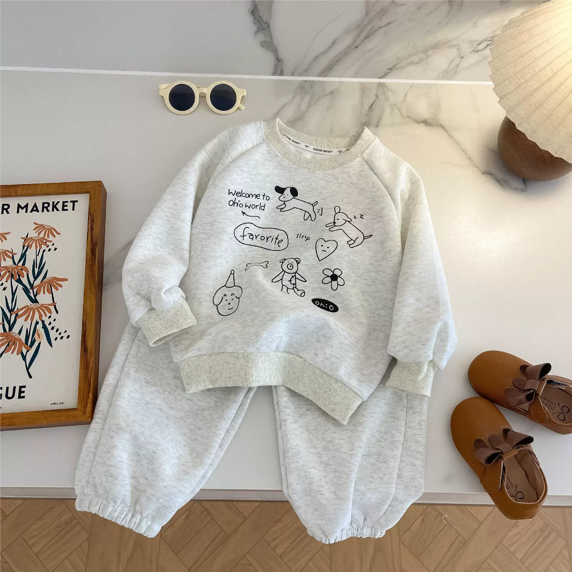 Boys Girls Casual Sets Autumn - Running Gear Kids 评论和价格