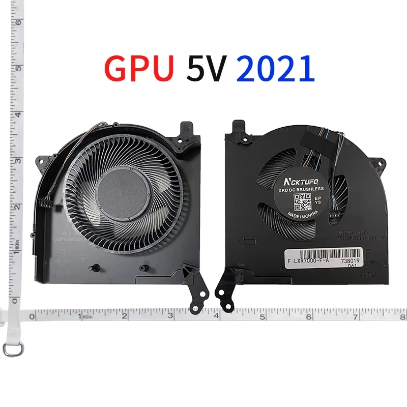 Cooling Fan For Lenovo Legion Y7000 Y7000P R7000 R7000P Y550-15 5 15IMH05H/15IMH05/15ARH05/15ITH6H 82JH 5-15ACH6H Type 82JU image 3
