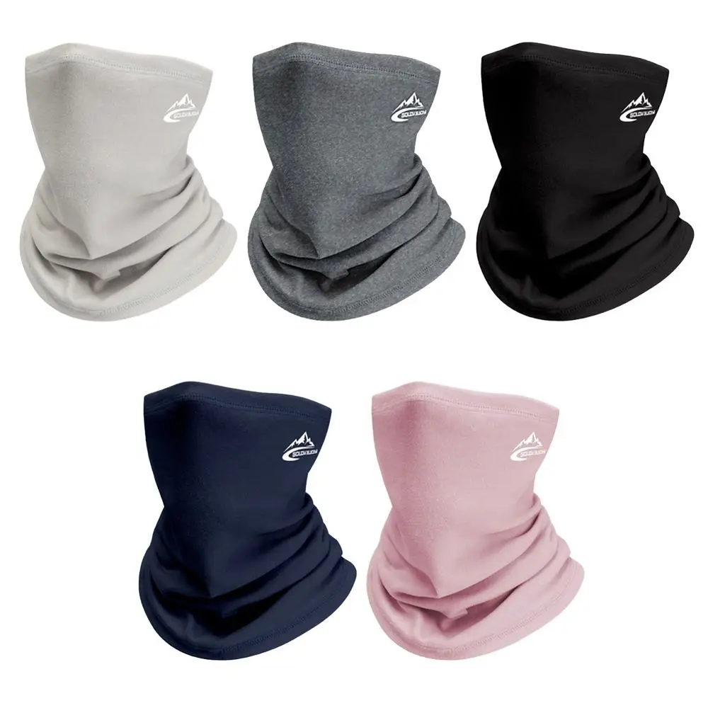 Windproof Headgear Velvet Sports Bandana Thickening Plush Neck Scarf Face Scarf Cycling