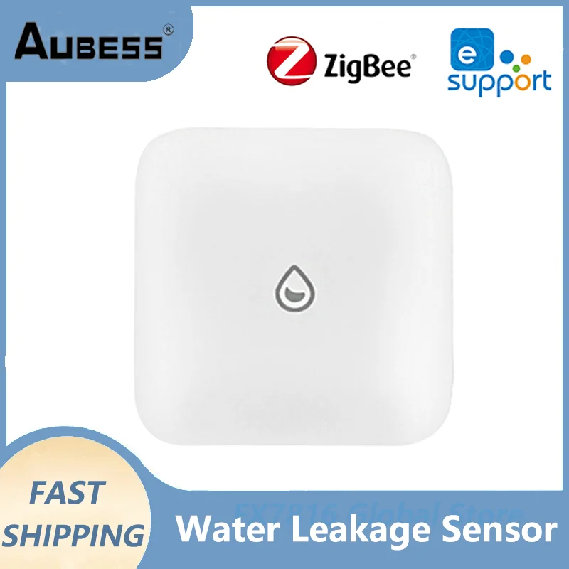 EWelink Zigbee Water Leak Sensor Smart Home Security Protection Immersion Water Leakage Detector APP Real time Perception Alarm